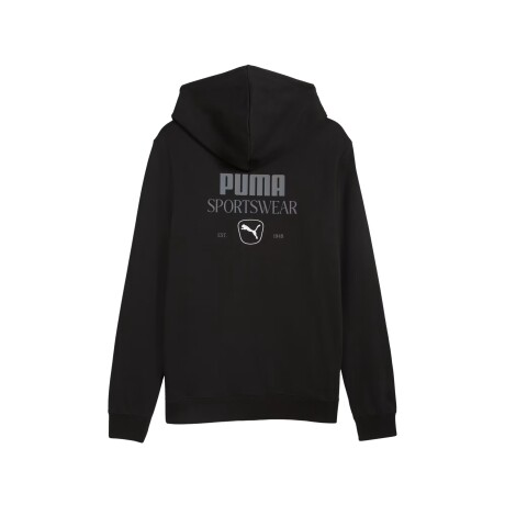Campera Puma Class Graphic Full-Zip Hoodie Black