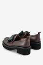 MOCASIN BOW LADY LOAFER Vino