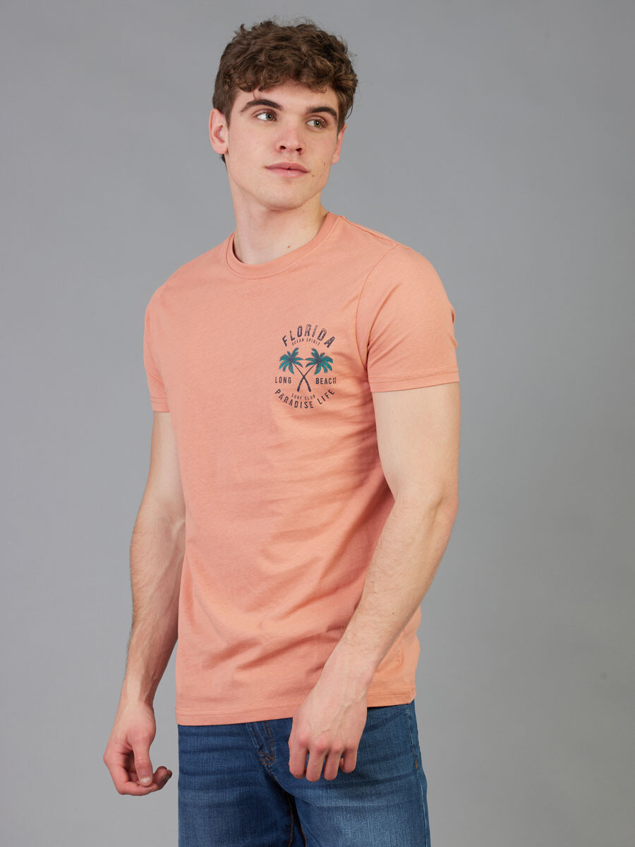 T-SHIRT GODER PARADOX - Coral 