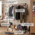 Perchero Para Ropa Percha Metal Organizador Estante Placard Imback Color Negro Perchero Para Ropa Percha Metal Organizador Estante Placard Imback Color Negro