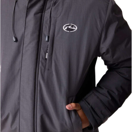 Campera Rusty Bandum Niño Gris Oscuro