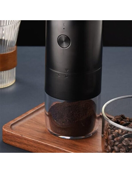 MOLINILLO CAFÉ ELECTRICO RECARGABLE NEGRO - 8X18,6CM MOLINILLO CAFÉ ELECTRICO RECARGABLE NEGRO - 8X18,6CM