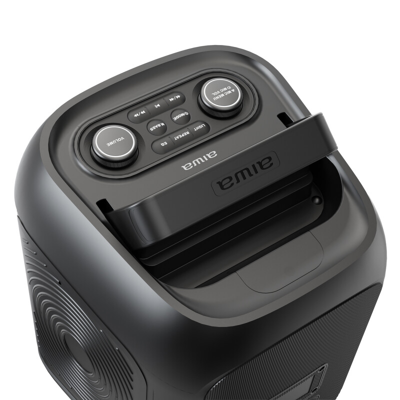 Parlante portátil Bluetooth AIWA 600W PMPO Luces LED TWS y entrada para micrófono | AWPOC805 Parlante portátil Bluetooth AIWA 600W PMPO Luces LED TWS y entrada para micrófono | AWPOC805