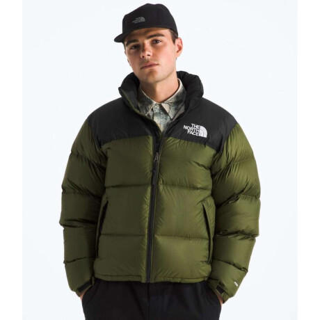 Campera de Pluma 1996 Nuptse hombre Woodland Green/tnf Blac