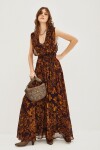 Vestido Cebra Banjar Marron