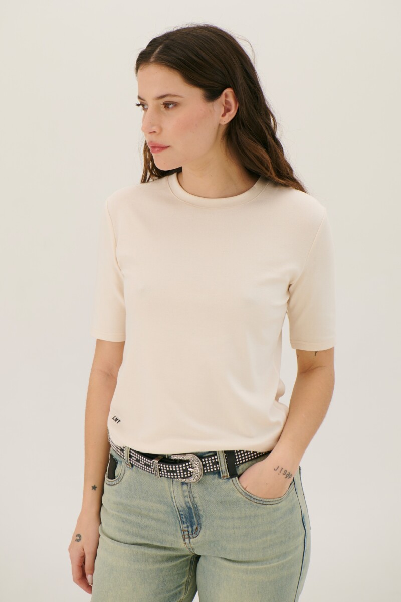 REMERA CODO BEIGE