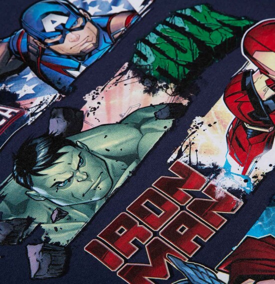 Camiseta niño Marvel AZUL MARINO