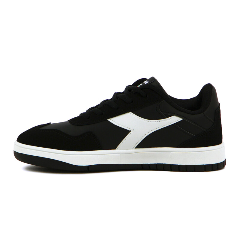 Championes Casuales Mujer Diadora Wind Negro-Blanco