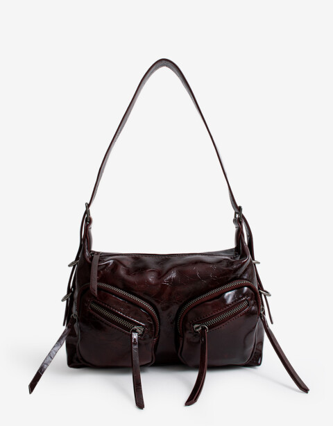 City Cartera City Multipocket Burgundy - Rojo Burdeaux
