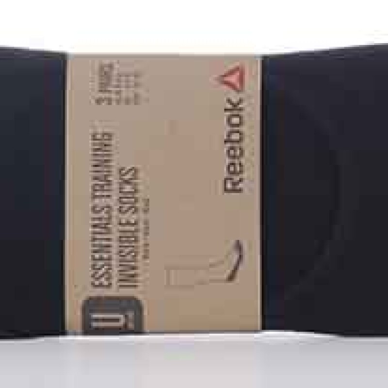 Medias de Mujer Reebok x3 Invisible Negro