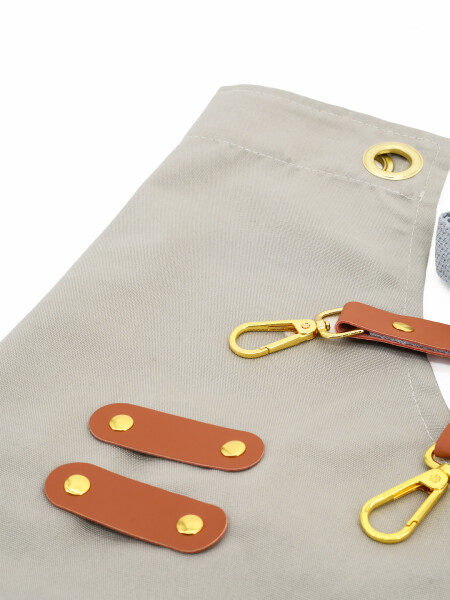 DELANTAL CANVA BEIGE BEIGE (V)