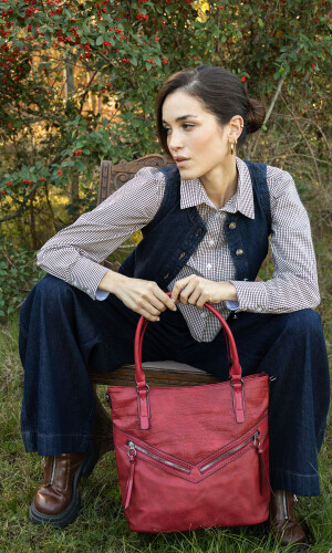 CARTERA HUELVA GRANATE