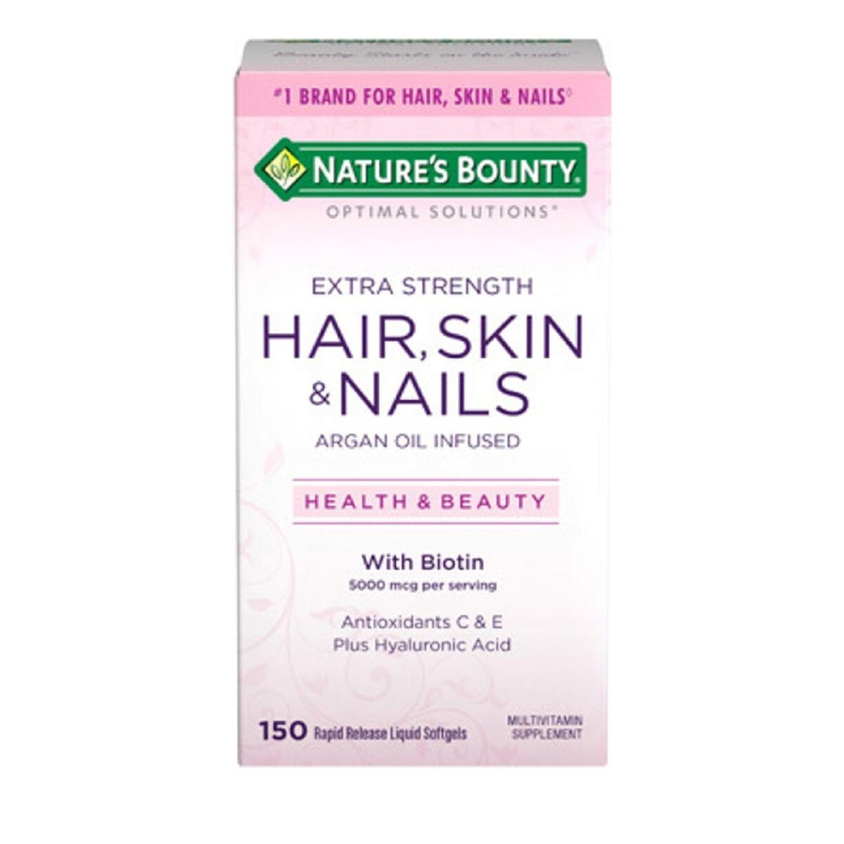 HAIR,SKIN & NAILS NATURES BOUNTY X 150 