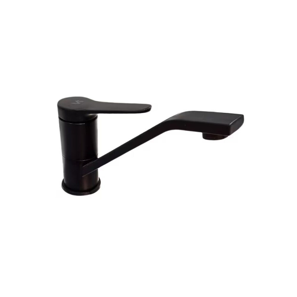 Grifería de Cocina Monocomando de Mesada Noar Pico Largo Negro Mate Grifería De Cocina Monocomando De Mesada Noar Pico Largo Negro Mate