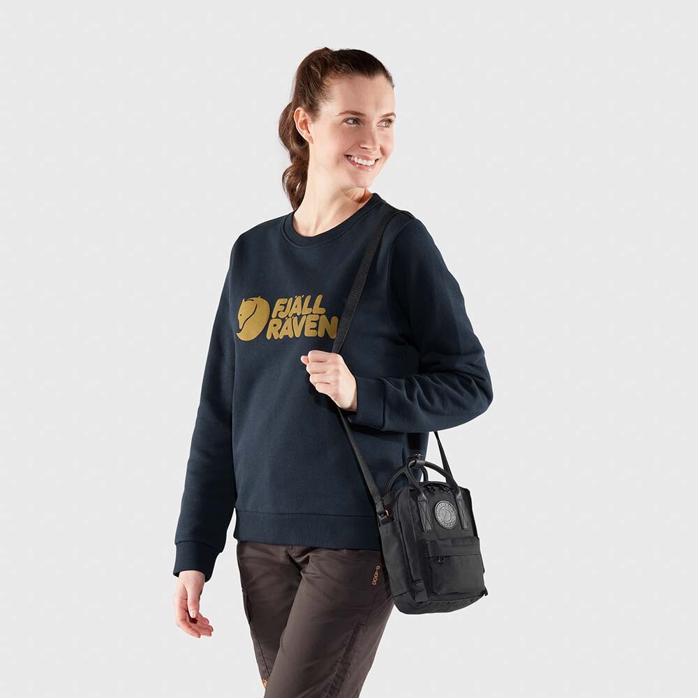 Crossbody Fjallraven Kanken No. 2 Black Sling Unisex Black
