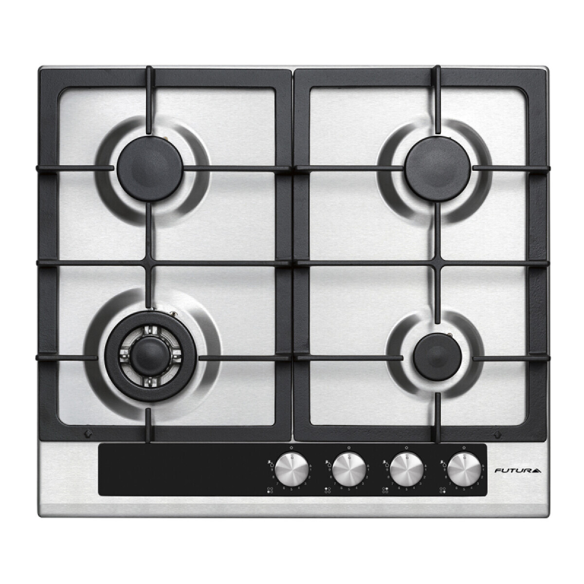 ANAFE FUTURA A GAS INOX 4 QUEMADORES FUT-AG600X-4 - acero inoxidable 