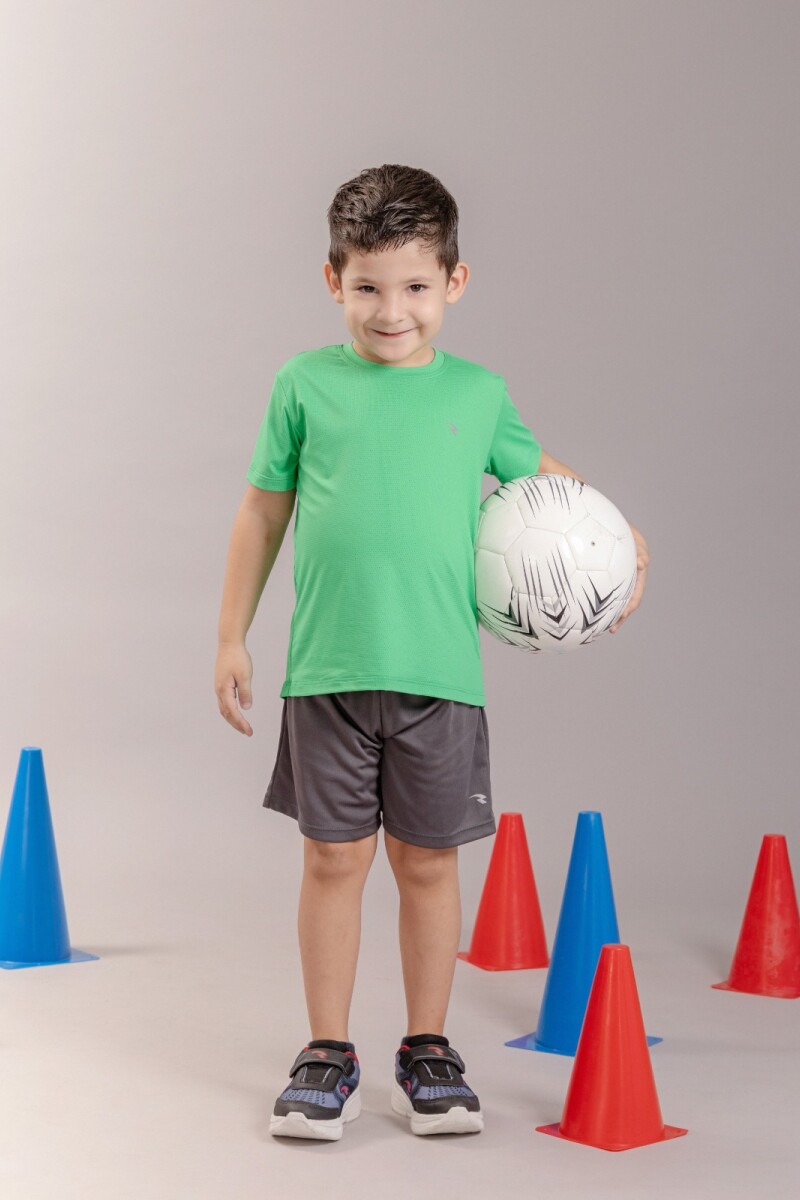 Remera Infantil. Verde.