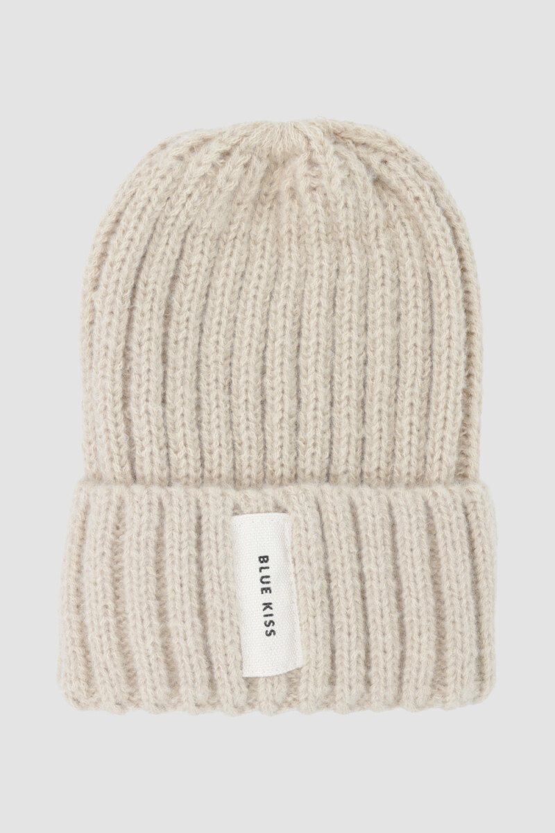 Gorro basic - Beige 