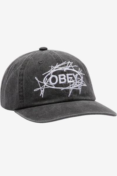 OBEY DUSTER 6 PANEL VELCRO BK Negro