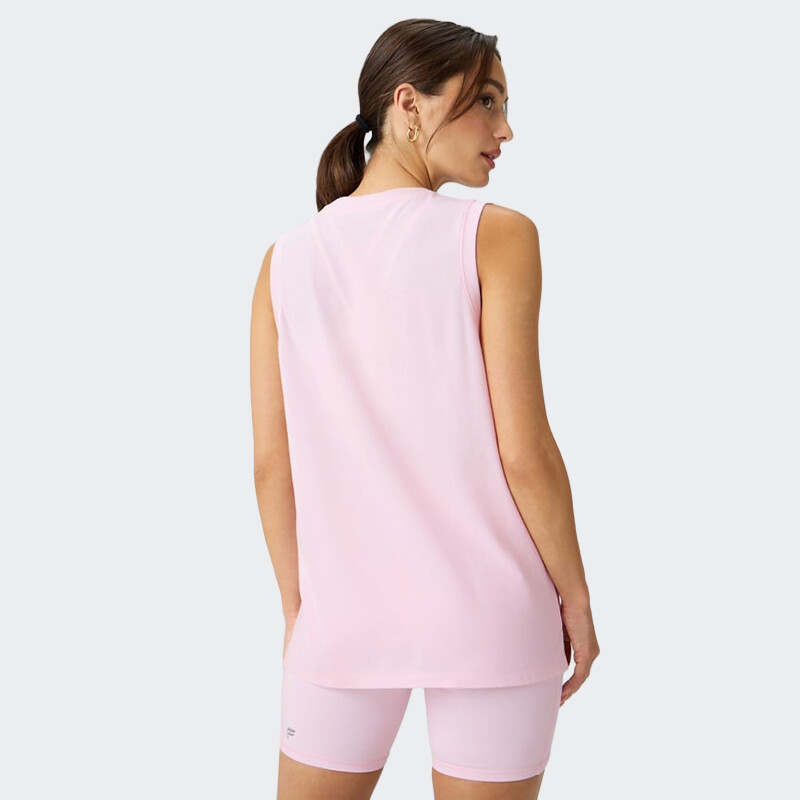 Musculosa Fabletics Cotton Rosa