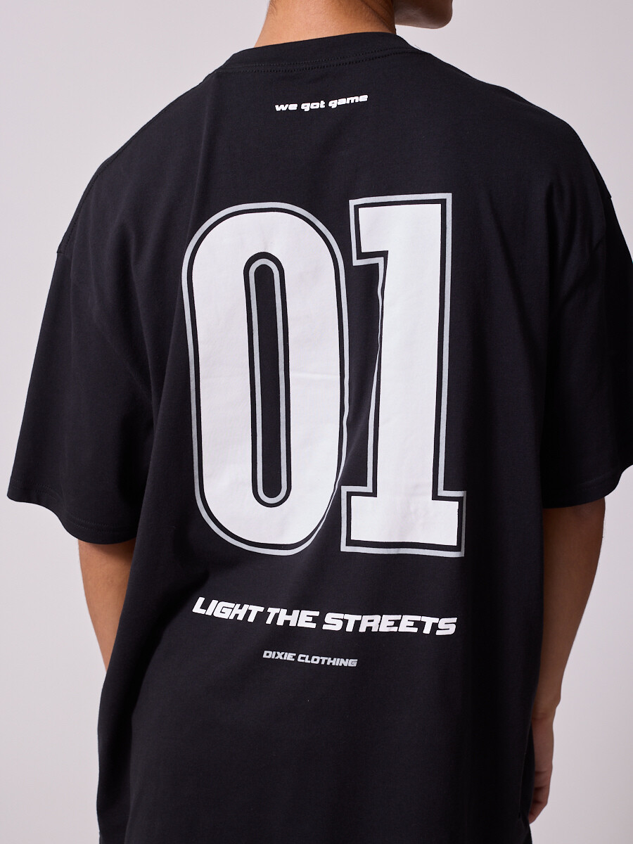 T-SHIRT METIL DIXIE Negro