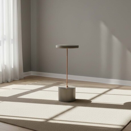 MESA ARRIME SMALL MADERA-Y-METAL GRIS FLORENCIA