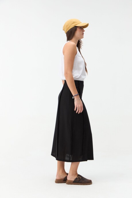 FALDA HIBISCUS Negro