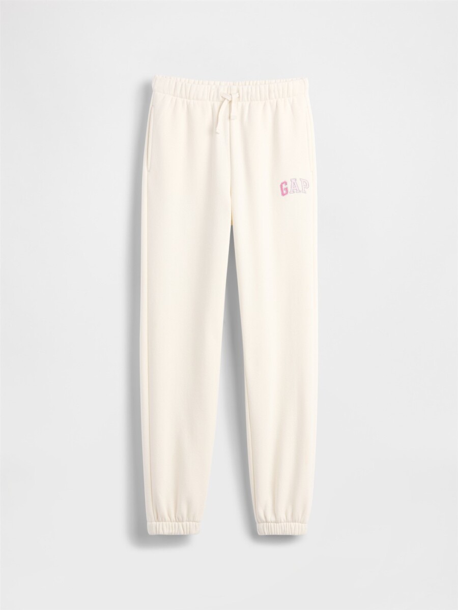 Pantalón Deportivo Niña - Ivory Frost 