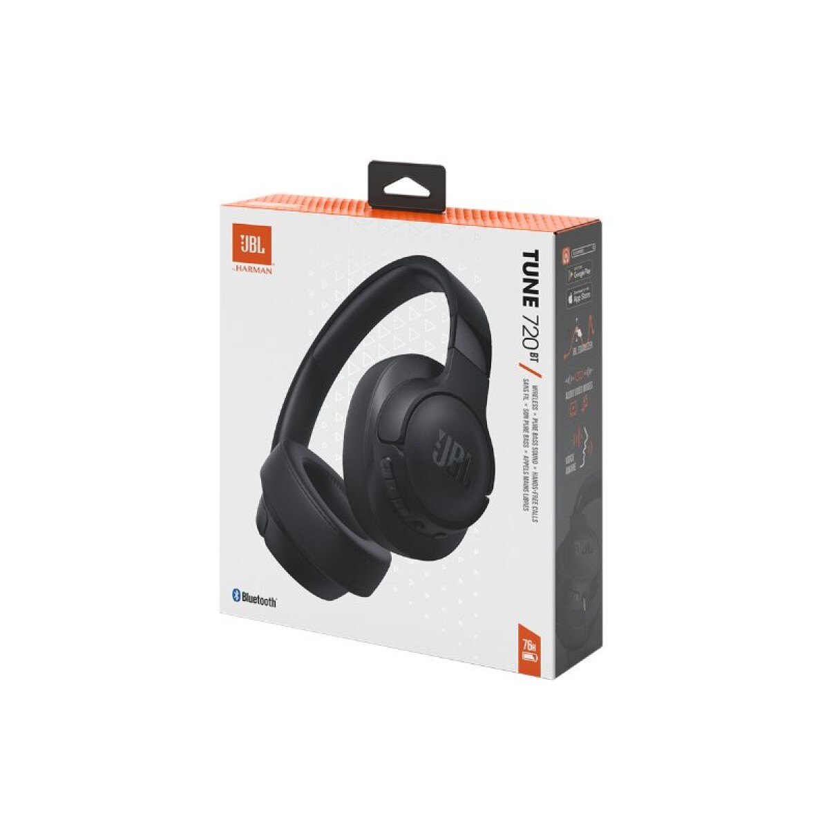 AURICULARES INALAMBRICOS JBL TUNE 720BT - NEGRO 