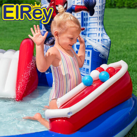Centro De Juegos Piscina Spiderman Bestway Tobogán Bsw98793