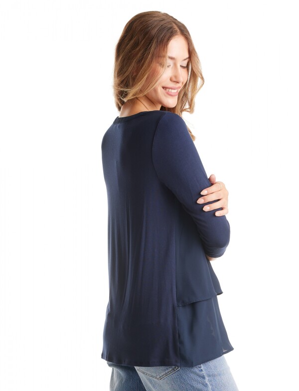 Blusa Layers AZUL