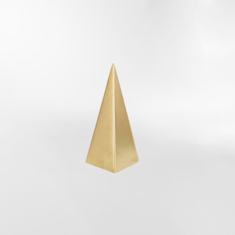 DECORACION PYRAMID Dorado - Small