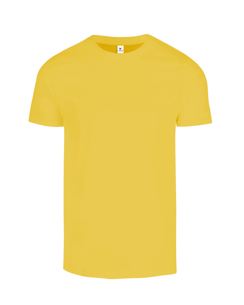 Camiseta a la base peso medio - amarillo canario 