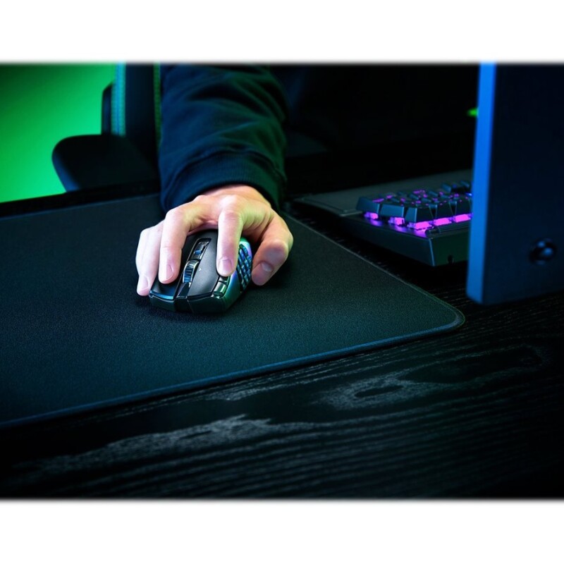 Razer Naga V2 HyperSpeed - Ratón - ratón gaming para MMO - ergonómico - diestro - óptico - 19 botones - inalámbrico - Bluetooth, Razer Naga V2 HyperSpeed - Ratón - ratón gaming para MMO - ergonómico - diestro - óptico - 19 botones - inalámbrico - Bluetooth,