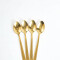 Cuchara Helado Quara, Set 4 Un. Dorado