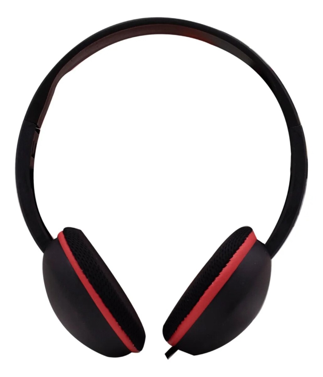 Auricular Cableado Vincha Stereo Goldtech Microfono Jack - Color Negro 