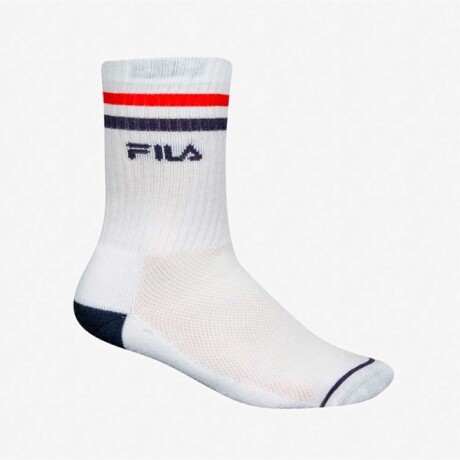 Medias Deportivas Unisex Fila Lungo Rojo, Blanco y Azul