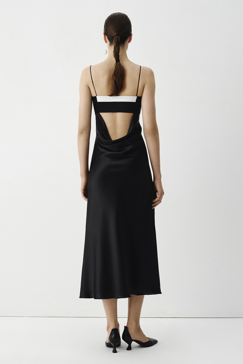 VESTIDO LARGO Negro