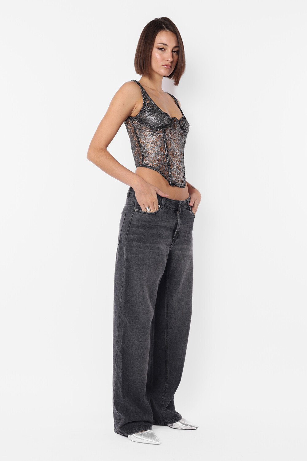 Corset Skunk Acero