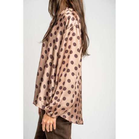Camisa Lunares Rosa
