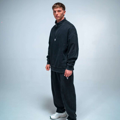 Campera Quarter de Hombre Negro