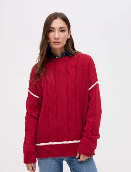 Buzo punto Rali Tomate