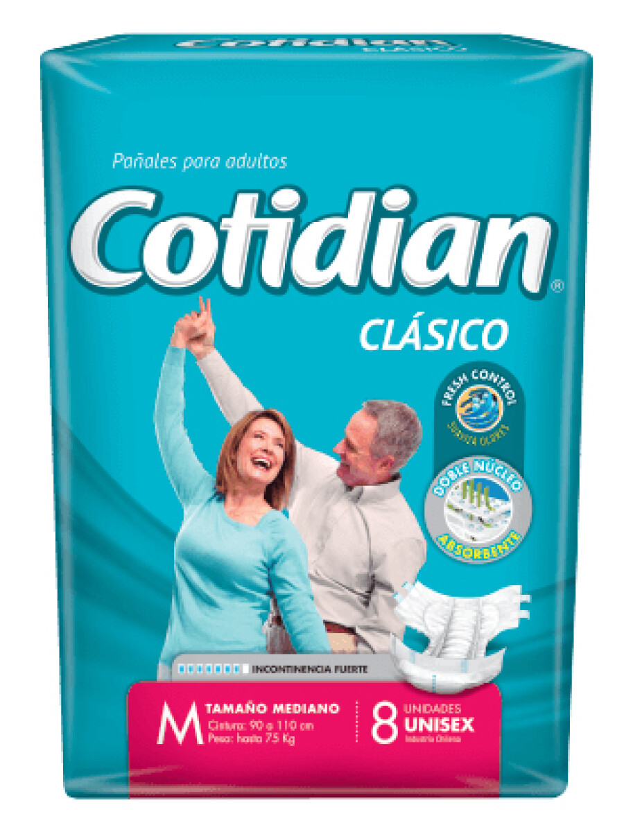 PAÑAL COTIDIAN ADULTO CLASICO M X 8 