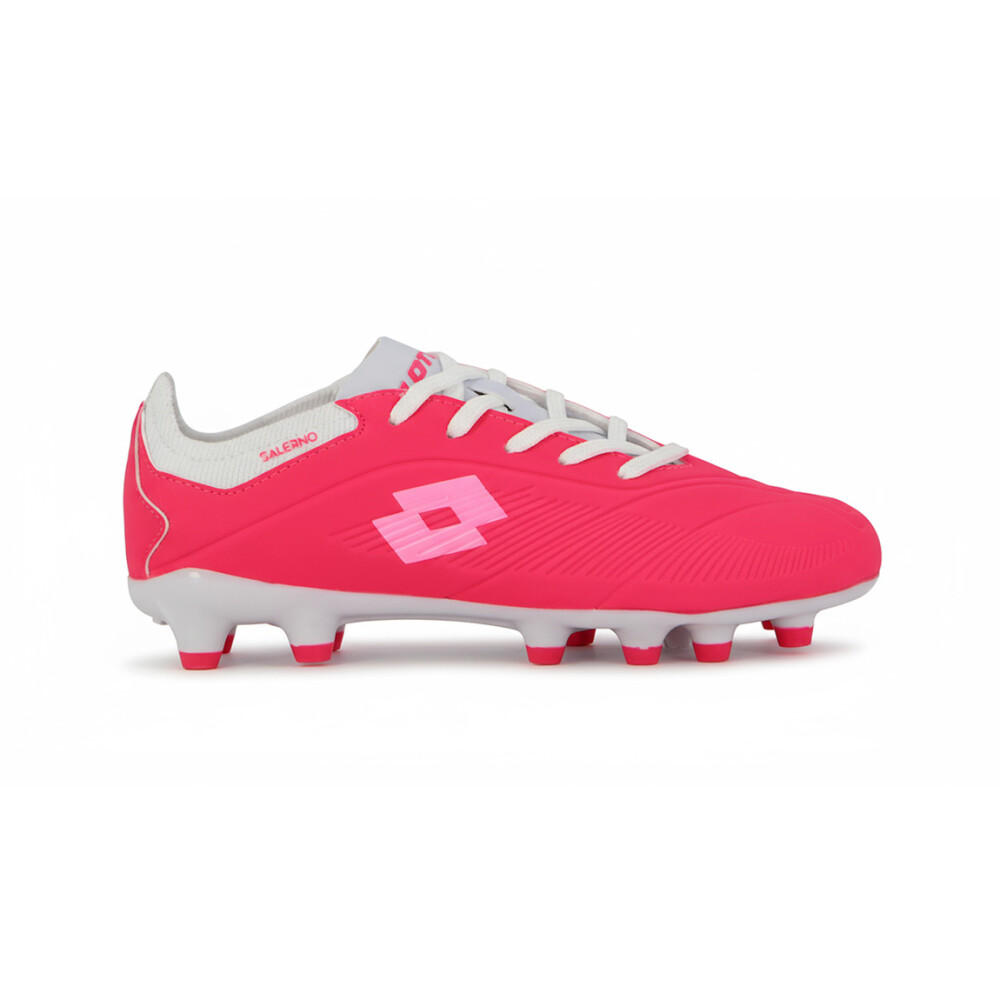 Lotto SALERNO Futbol cancha MD Niño - Fucsia/Blanco Fucsia-Blanco