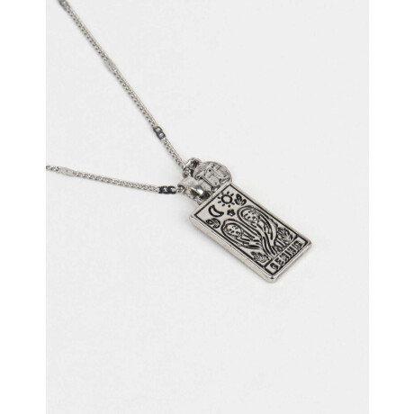 Cadena Con Dije De Zodíaco Cáncer Plateado