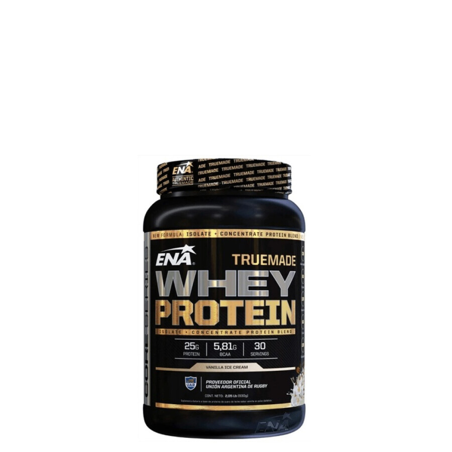 Suplemento Ena Whey Protein Truemade - Sabor vainilla Vainilla