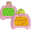 Pop it eléctrico, juego anti-stress, para la memoria, super divertido Animalito Rosa