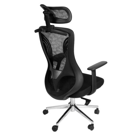SILLA DE OFICINA MALLA NEGRO NOX