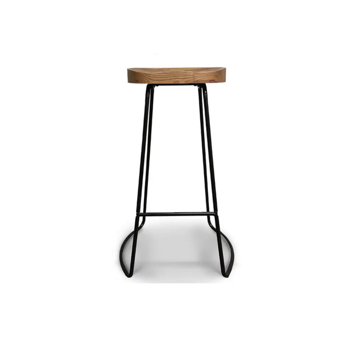 Banqueta Alta Industrial Black