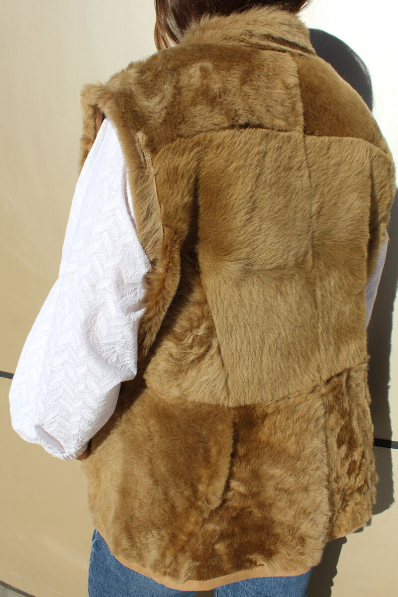 Chaleco umma Beige reversible